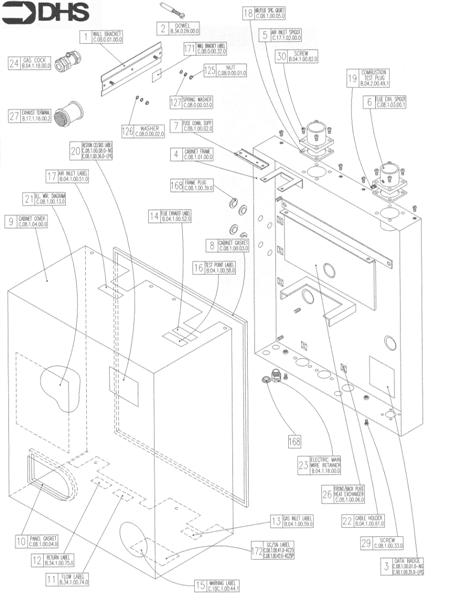 Exploded Diagram for CASING ASSY