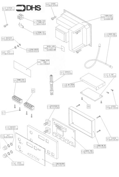 Exploded Diagram for CONTROLS ASSY