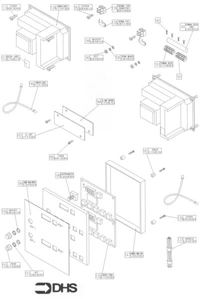 Exploded Diagram for CONTROLS ASSY