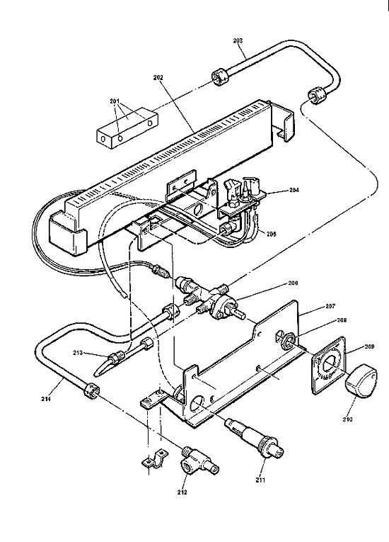 Exploded Diagram for GAS PARTS