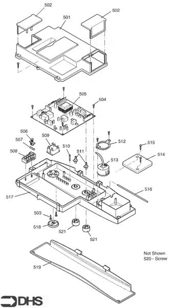 Exploded Diagram for CONTROLS