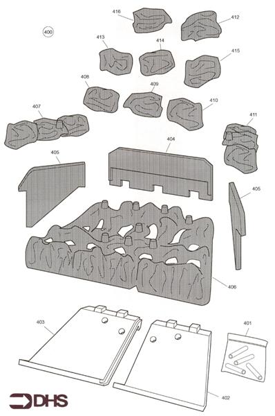Exploded Diagram for CERAMIC COALS