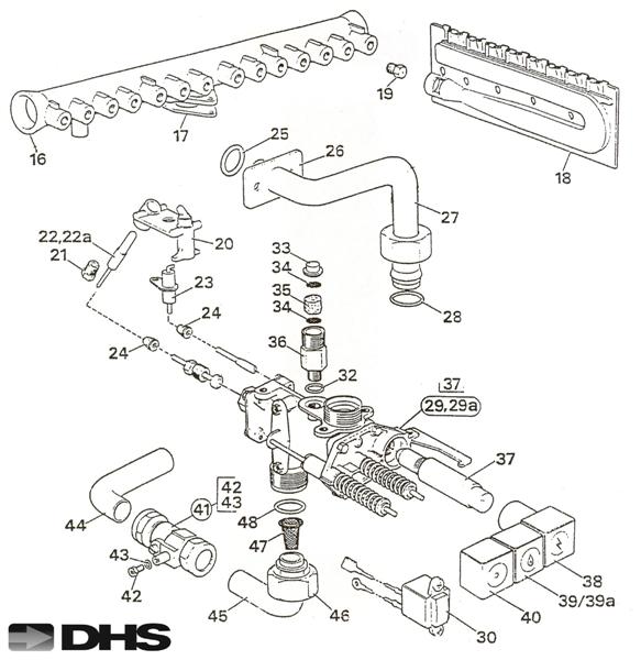 Exploded Diagram for BURNER