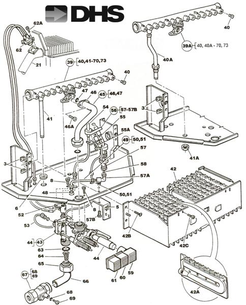Exploded Diagram for BURNER & CONTROL ASSEMBLY