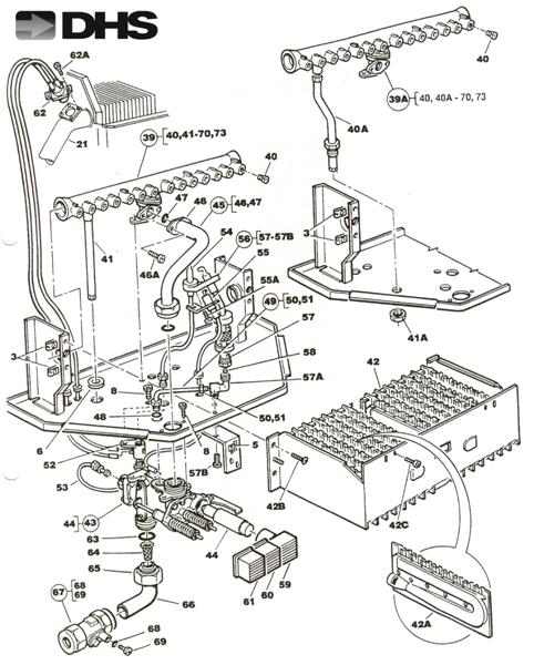Exploded Diagram for BURNER & CONTROL ASSEMBLY