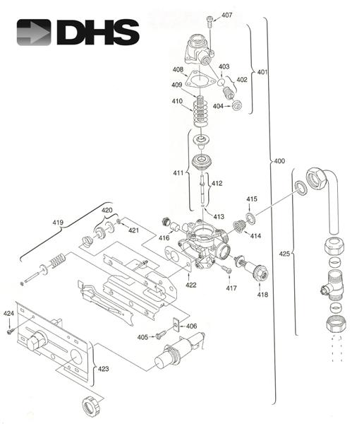 Exploded Diagram for GAS VALVE