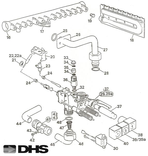 Exploded Diagram for BURNER