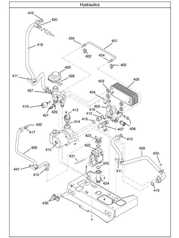 Exploded Diagram for HYDRAULICS