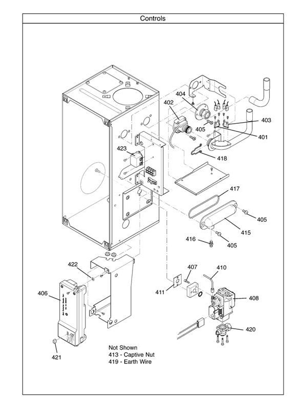 Exploded Diagram for CONTROLS