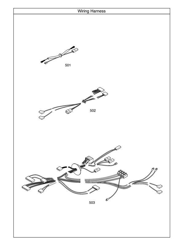 Exploded Diagram for WIRING HARNESS