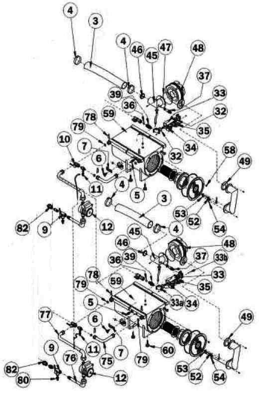 Exploded Diagram for HEAT EXCHANGER ASSEMBLY