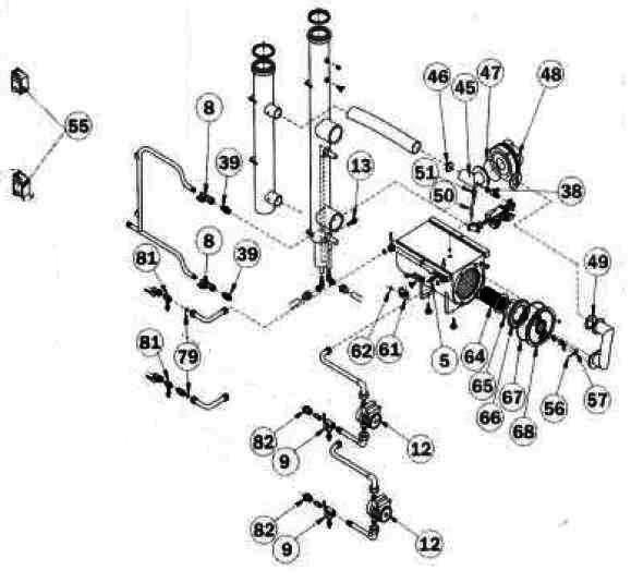 Exploded Diagram for FAN/HEAT EX. ASSEMBLY
