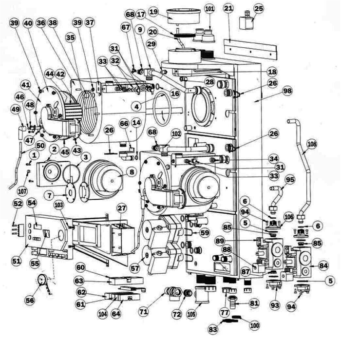 Exploded Diagram for ALL PARTS