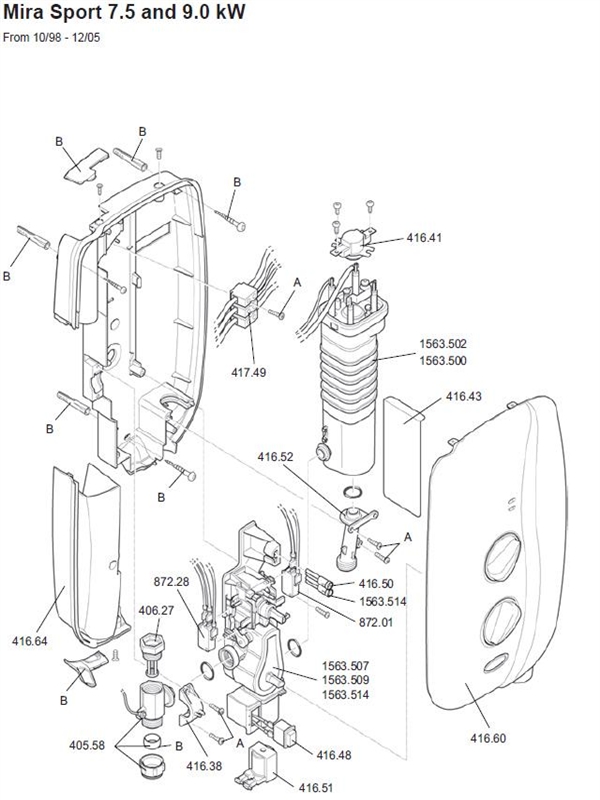 Exploded Diagram for ALL PARTS