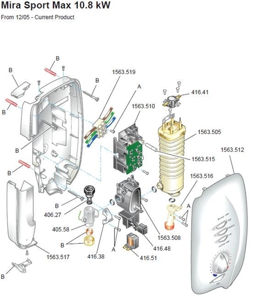 Exploded Diagram for ALL PARTS