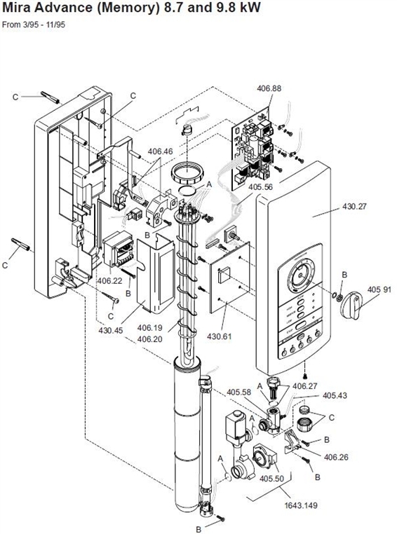 Exploded Diagram for ALL PARTS