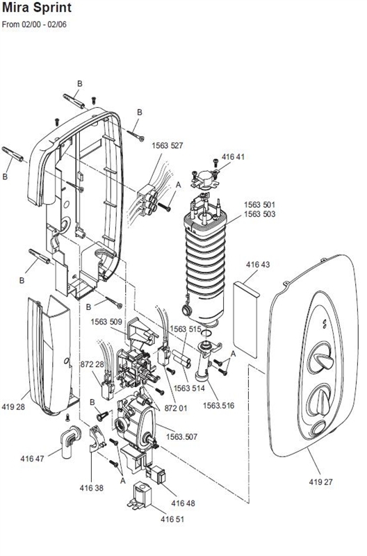 Exploded Diagram for ALL PARTS