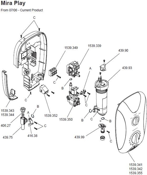 Exploded Diagram for ALL PARTS