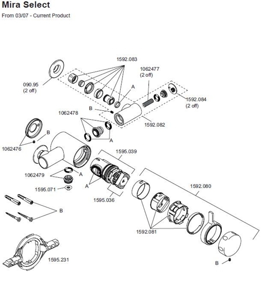 Exploded Diagram for ALL PARTS
