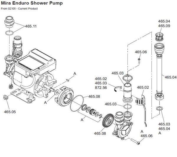 Exploded Diagram for ALL PARTS