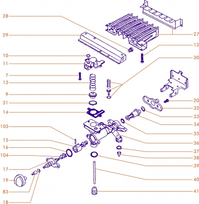 Exploded Diagram for CONTROLS ASSY
