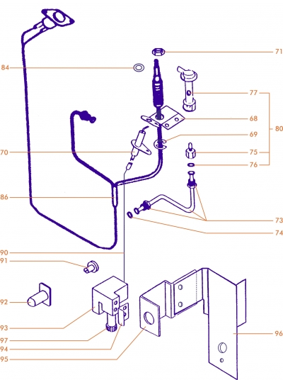 Exploded Diagram for IGNITION ASSY