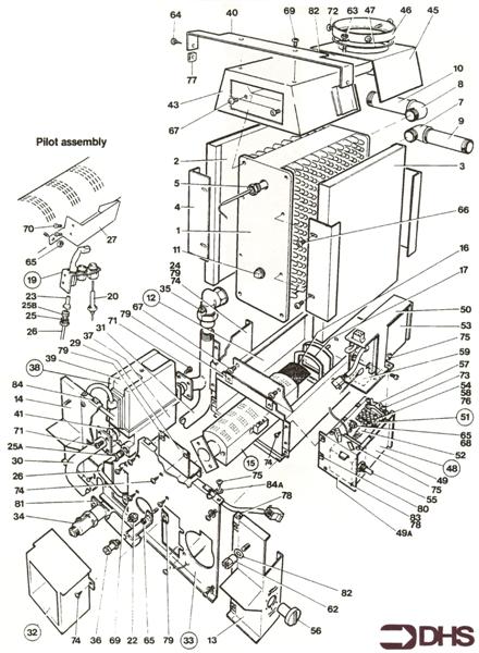 Exploded Diagram for BOILER