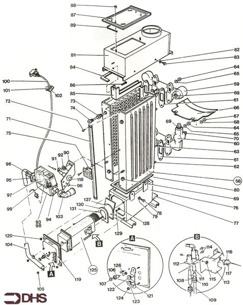 Exploded Diagram for BOILER