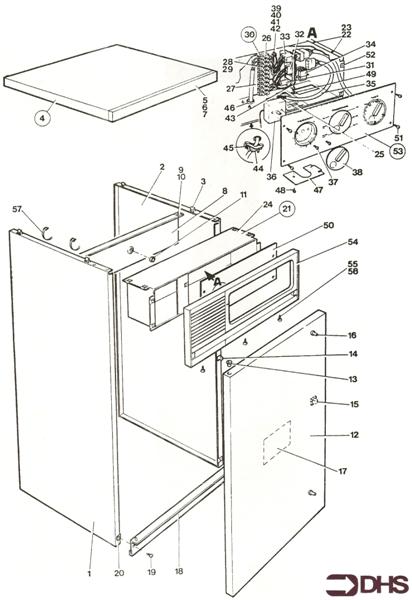Exploded Diagram for CASE AND CONTROL BOX
