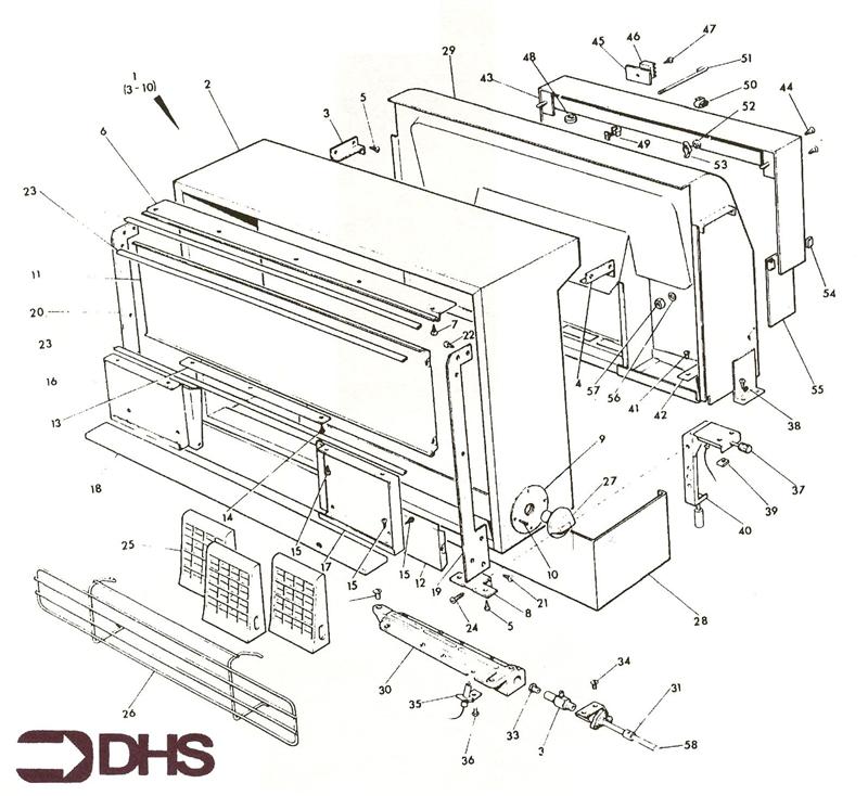 Exploded Diagram for GAS FIRE