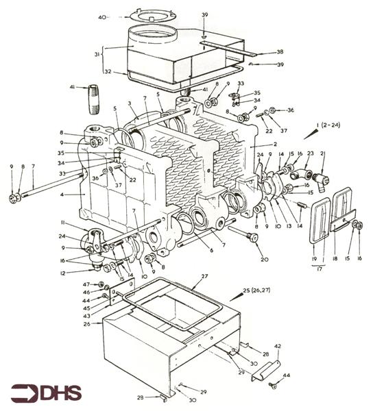 Exploded Diagram for WATERWAY/DRAUGHT