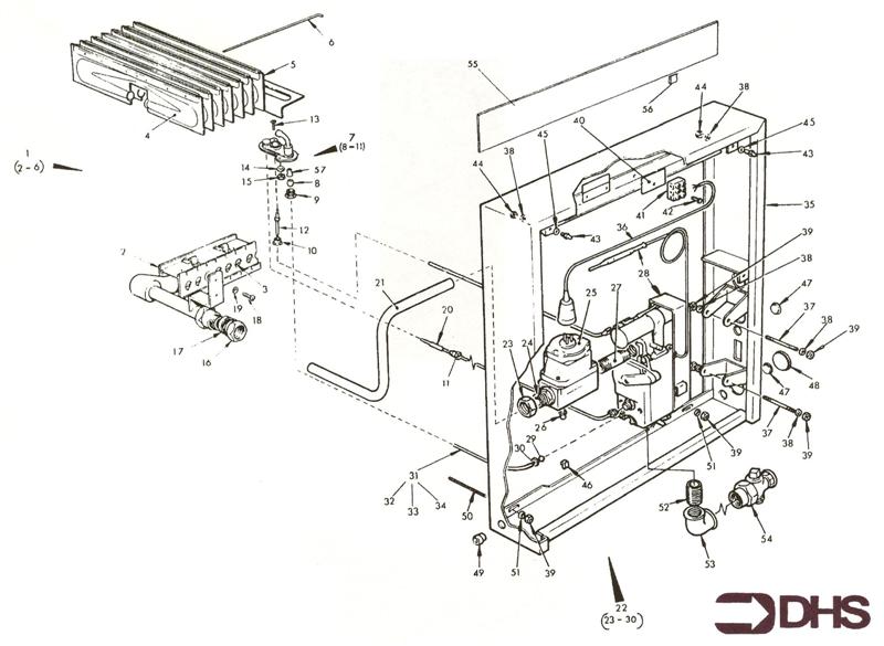Exploded Diagram for GAS ASSY 1
