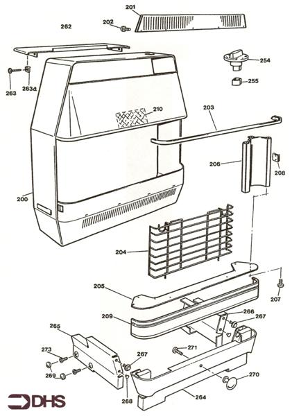 Exploded Diagram for OUTER CASING ASSY