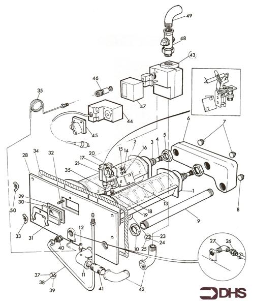Exploded Diagram for GAS ASSY NG