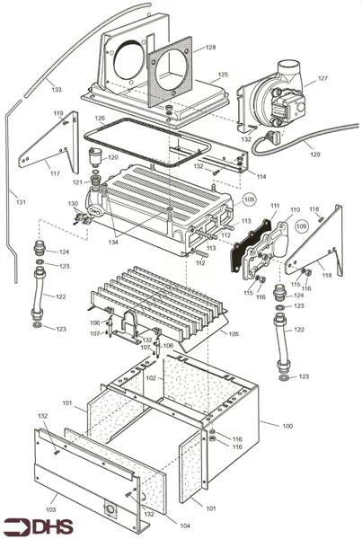 Exploded Diagram for BOILER ASSY