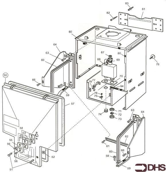 Exploded Diagram for INNER CASING ASSY