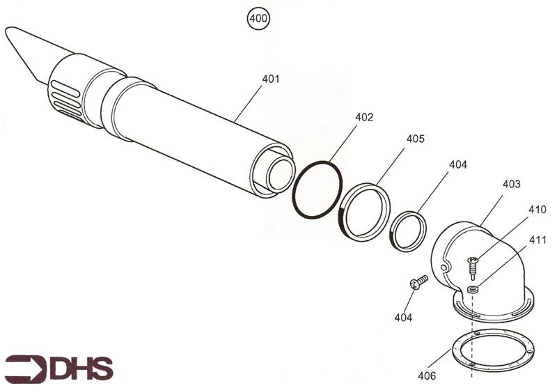 Exploded Diagram for FLUE ASSY