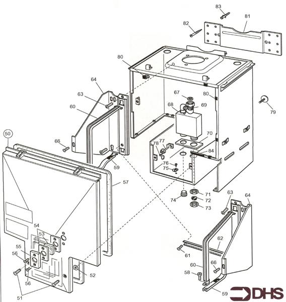 Exploded Diagram for INNER CASING ASSY