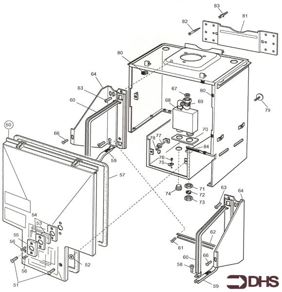 Exploded Diagram for INNER CASING ASSY
