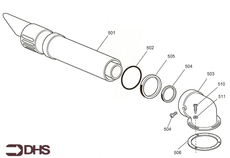 Exploded Diagram for FLUE ASSY