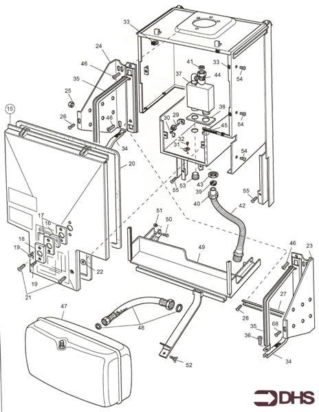 Exploded Diagram for INNER CASING ASSY