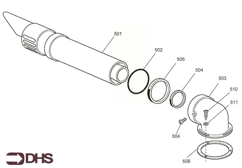 Exploded Diagram for FLUE ASSY