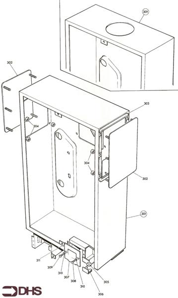 Exploded Diagram for CASING ASSY