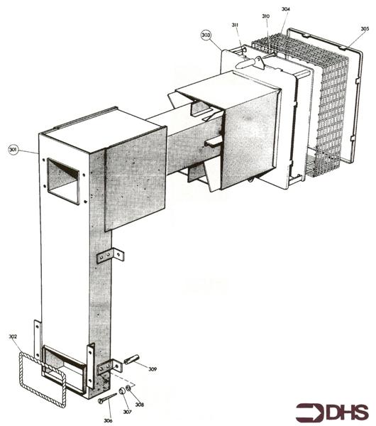 Exploded Diagram for AIR DUCT AND TERMINAL ASSY