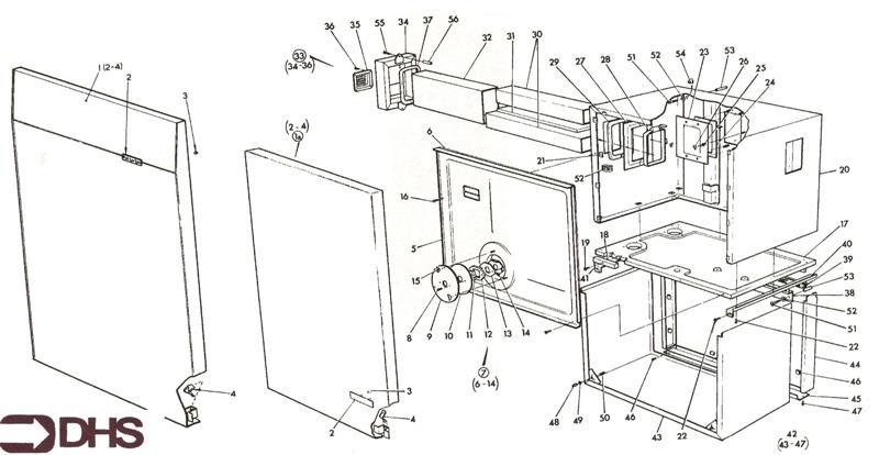 Exploded Diagram for CASING ASSY