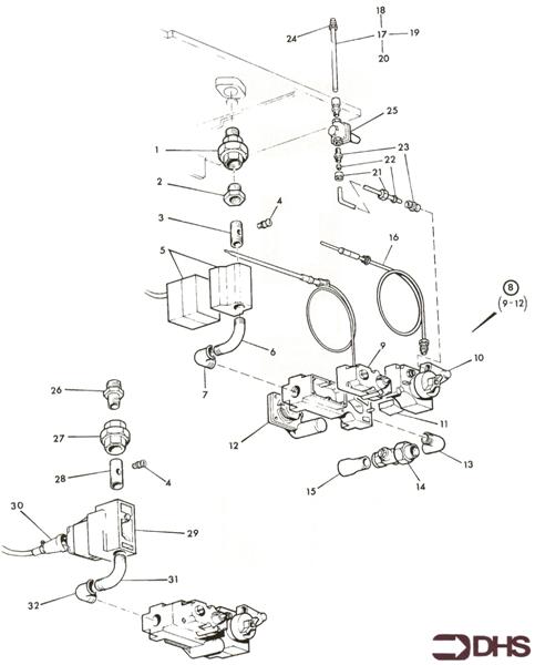 Exploded Diagram for GAS ASSY - HONEYWELL