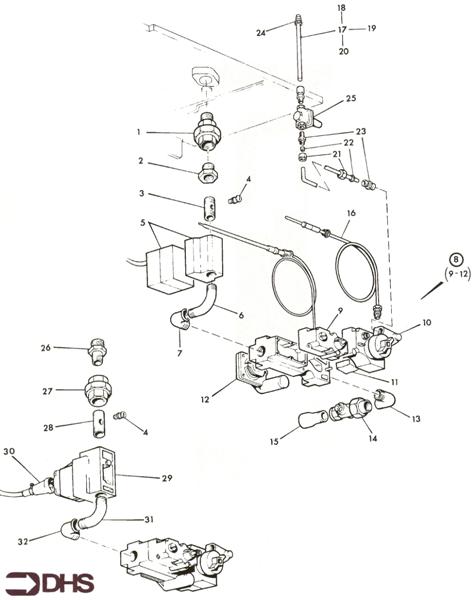 Exploded Diagram for GAS ASSY - HONEYWELL