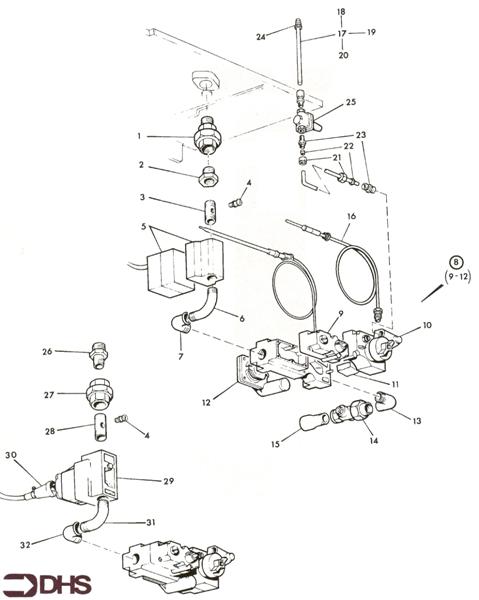 Exploded Diagram for GAS ASSY - HONEYWELL
