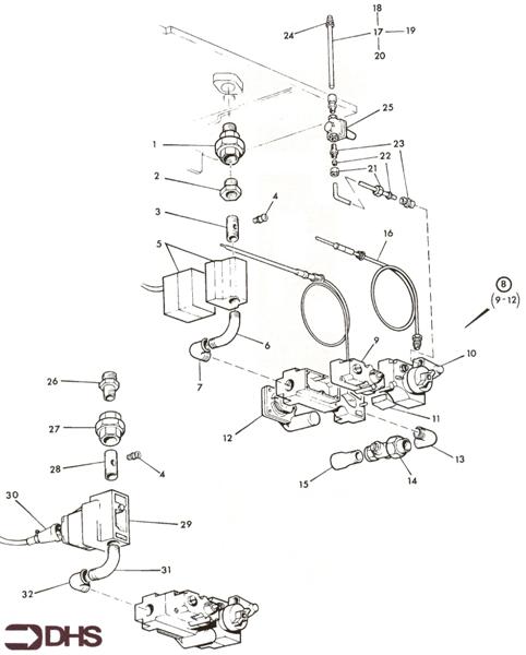 Exploded Diagram for GAS ASSY - HONEYWELL