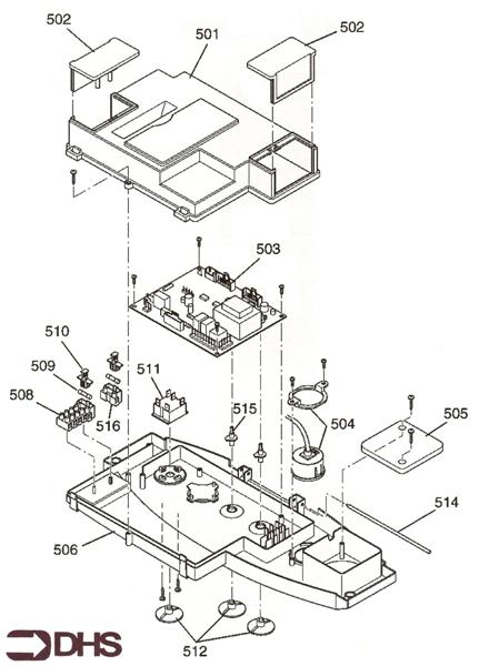 Exploded Diagram for CONTROLS